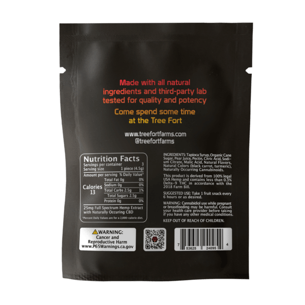 CBD Vegan Fruit Snacks 75 - Image 2